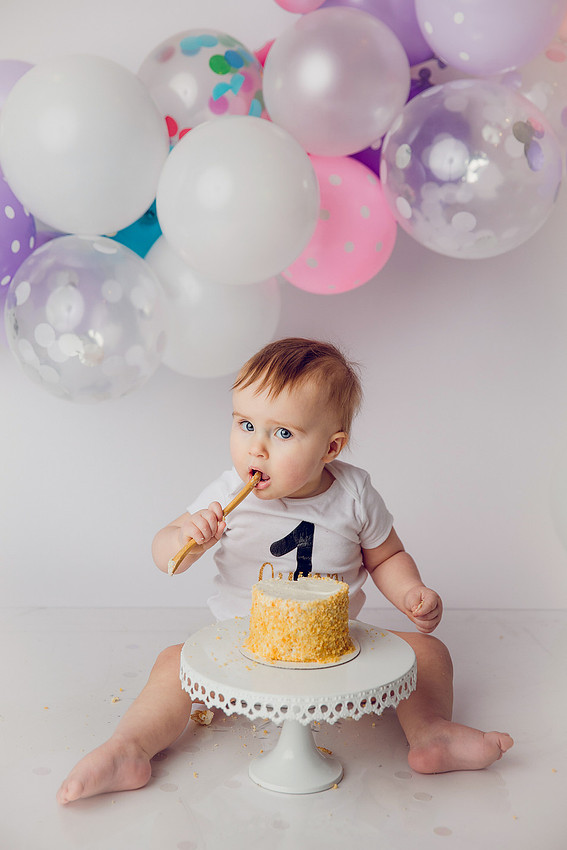 cake smash photography, 1 year photoshoot