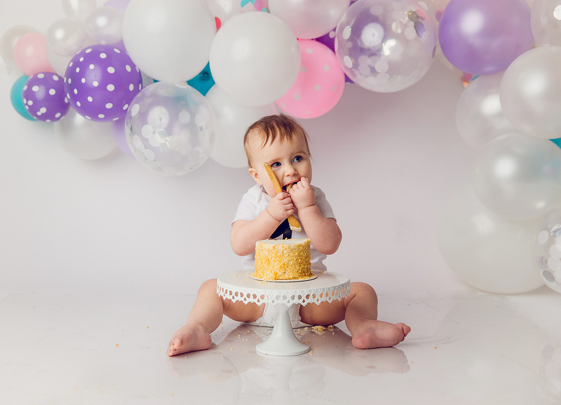 cake smash photography, 1 year photoshoot
