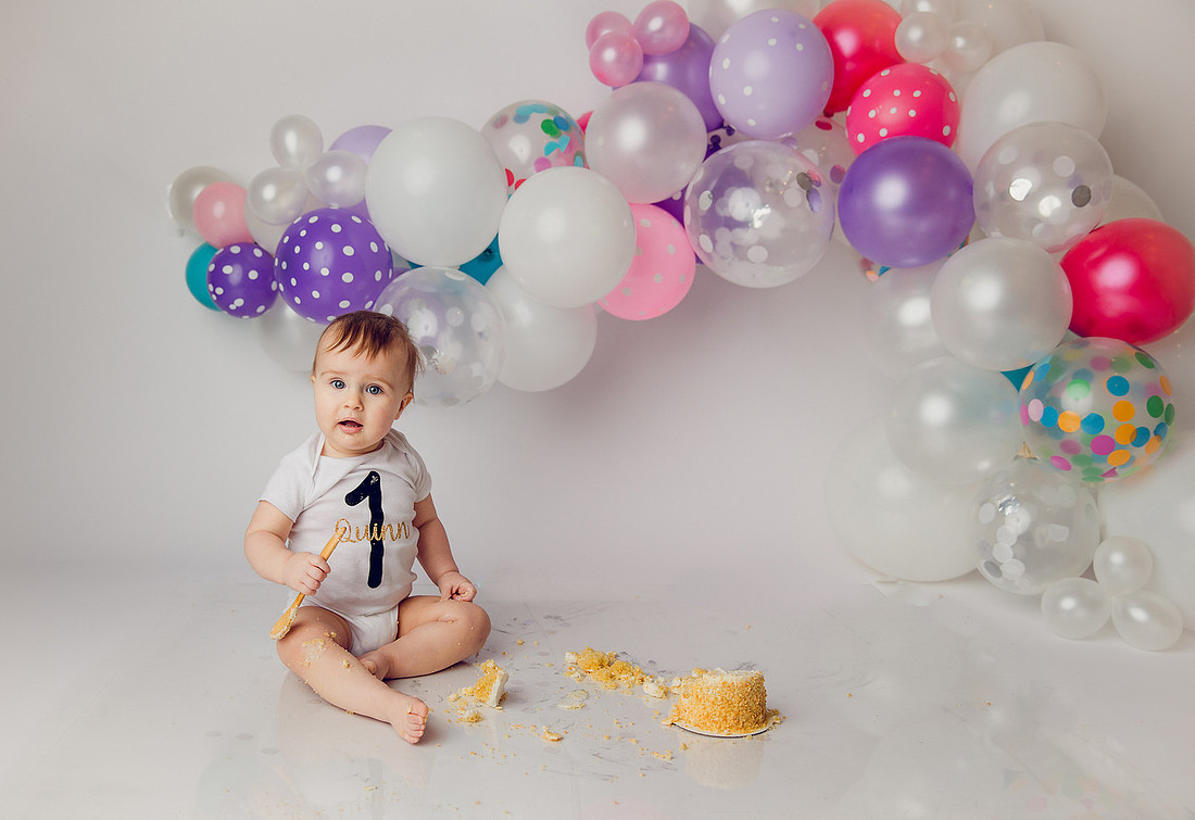 cake smash photography, 1 year photoshoot