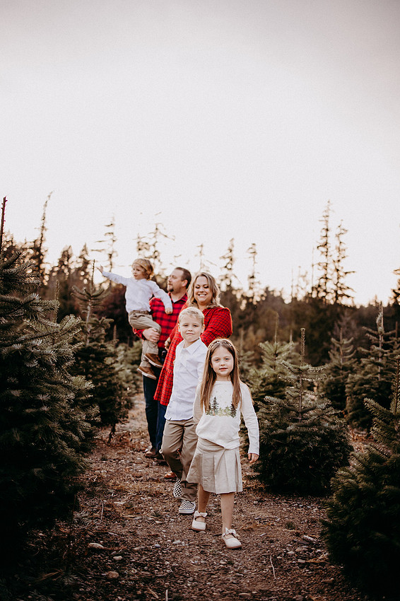 Christmas Tree Farm Session |Skana Sloman Photography serving Kitsap County. Maternity, Newborn and Child Photography. Studio Located in Poulsbo Washington