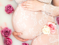 Milk bath photography poulsbo